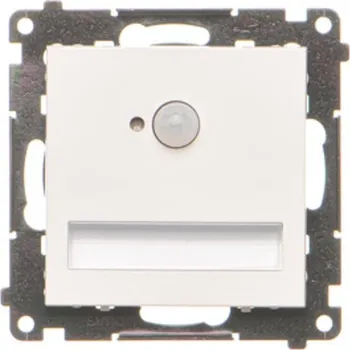 LED osvětlení s pohybovým sensorem, 230 V / 1,2 W, barva světla neutrální bílá, Simon 55 TOSC4K.01/111, bílá