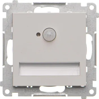 LED osvětlení s pohybovým sensorem, 14 V / 0,78 W, barva světla studená bílá, Simon 55 TOSC5K14.01/114, šedá světlá