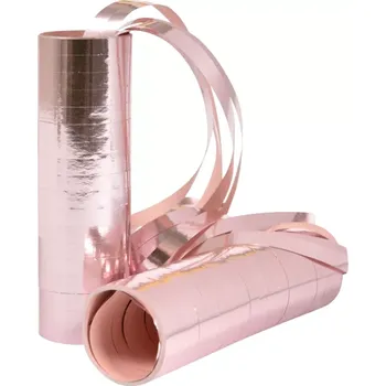 Party dekorace Albi Serpentýny metalické rose gold 2 ks