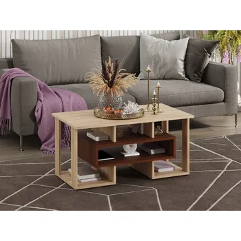 Konferenční stolek nabyteo Konferenční stolek MALAHIT Barva: ořech - světlý