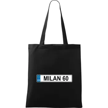 SPZ Milan 60 - Taška bavlněná - 42 x 38 cm ( Černá )