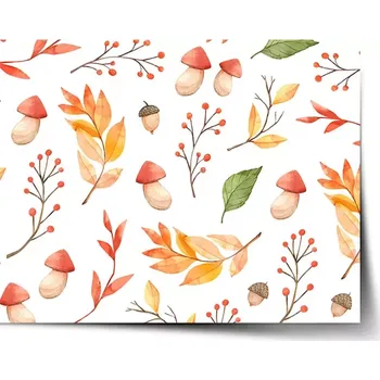 Plakát Sablio Plakát Houbařská sezóna - 60x40 cm