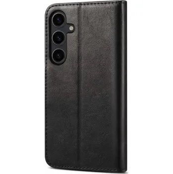 Pouzdro na mobilní telefon Pouzdro s klopou Lenuo pro Samsung Galaxy S24, černé