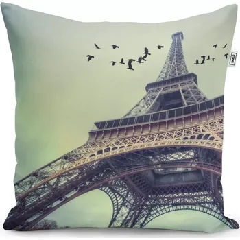 Polštář Sablio Polštář Eiffelova věž 3 - 40x40 cm
