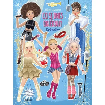 omalovánky Co si dnes obléknu? Zpěvačky