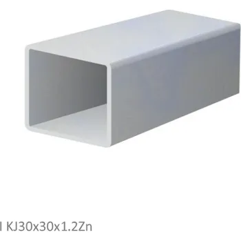 Zábradlí Uzavretý profil 30x30x1,2mm - zinkovaný DX51D+Z100, hladký L=3000mm, cena za kus 6m