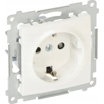 Elektrická zásuvka Elektrická zásuvka Kontakt-Simon bílá SCHUKO