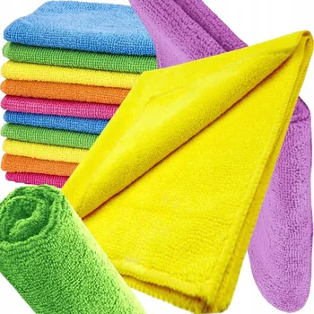 Utěrka Utěrka z mikrovlákna sada 30x30cm hadřík měkký na okna skel 10 ks