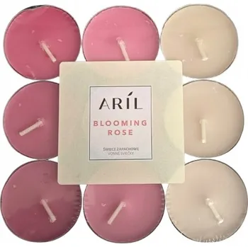 Svíčka Vonné čajové svíčky čajové svíčky ARIL KVETOUCÍ RŮŽE sada ks kusů