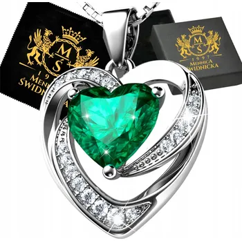 Náhrdelník Stříbro náhrdelník Řetízek 925, srdce