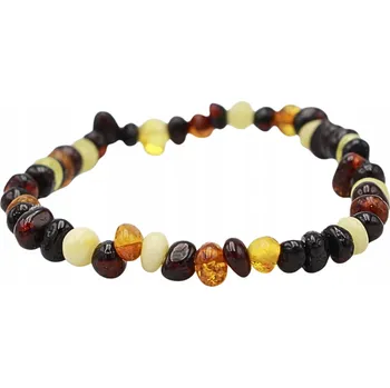 Náramek Náramek na prořezávání zoubků pro děti Jantar