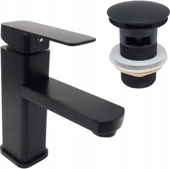 Vodovodní baterie Stojánková umyvadlová baterie Aqui BASIC černá