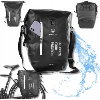 brašna na kolo Zadní brašna na kolo Wheel-Up černá 26 l voděodolná s odrazkami