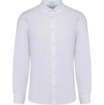 Pánská košile KARIBAN Košile s dlouhými rukávy Kariban Premium Oxford BÍLÁ