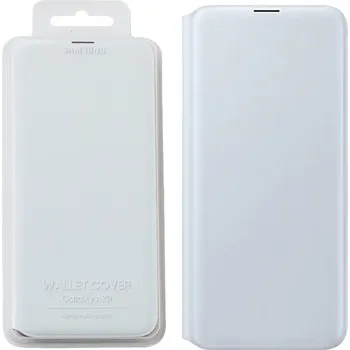 Pouzdro na mobilní telefon Flipový Pouzdro Samsung pro Samsung Galaxy A20 bílý