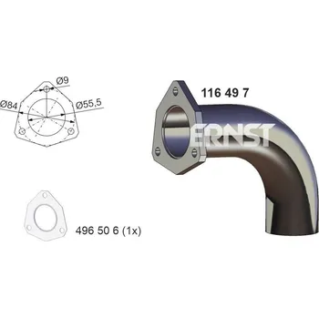 Výfuková trubka Výfuková trubka ERNST 116497