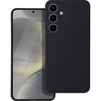 Náhradní kryt pro mobilní telefon Kryt Silikonový kryt Mag Cover s MagSafe Xiaomi Redmi 15 4G Black