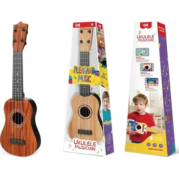 Kytara Klasická kytara s imitací dřeva velikost 21 palců - nylonové černé struny