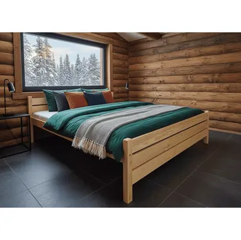 Postel Interier-Stejskal | Borovicová postel NUNO - Rozměr postele 80x200, Barva Borovice lakovaná, Výběr roštu Bez roštu