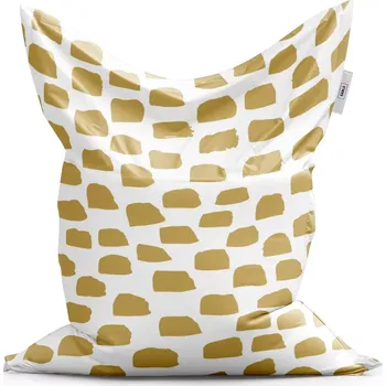 Sedací pytel Sablio Sedací vak Classic Zlaté tahy štětcem - 150x100 cm