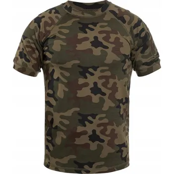 Tričko pánské bavlněné vojenské maskáčový tričko Texar Duty PL Woodland 3XL