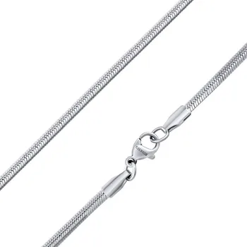 Řetízek Řetízek z chirurgické oceli plochý hádek 2,5mm 40cm