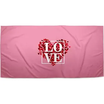 Osuška Sablio Ručník I Love you 3 - 50x100 cm