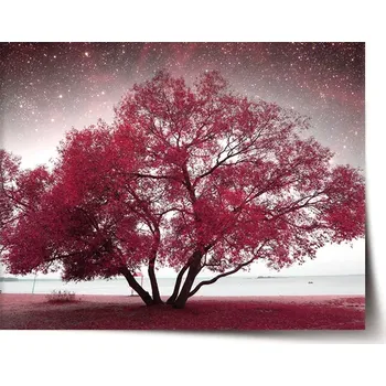 Plakát Sablio Plakát Červený strom - 60x40 cm