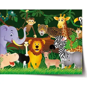 Plakát Sablio Plakát Zvířátka - 60x40 cm