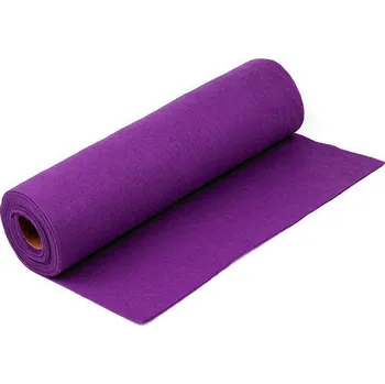 Nástroj na niť a příze Plsť / filc šíře 41 cm, střední, 15 (F55) fialová gerbera