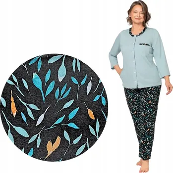 Dámské pyžamo Martel dámské pyžamo bavlna zelené, velikost 3XL