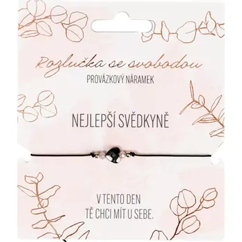 Náramek Albi Rozlučka se svobodou Provázkový náramek Pro svědkyni 1 kus