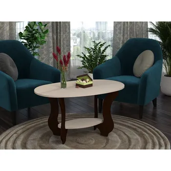 Konferenční stolek nabyteo Konferenční stolek TULPAN Barva: ořech - světlý