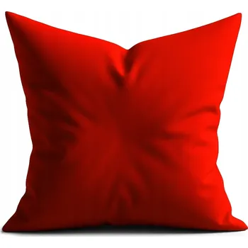 Polštář DEKORAČNÍ POVLEČENÍ NA POLŠTÁŘ ČERVENÉ JERSEY 40 x 40 CM