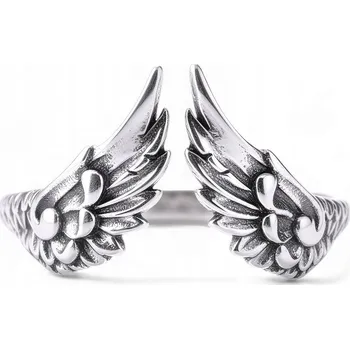 Prsten Vintage Prstýnek s andělskými křídly, stříbro 925