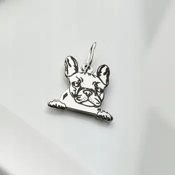 Přívěsek Stříbrný přívěsek pejsek francouzský buldoček - ryzost 925