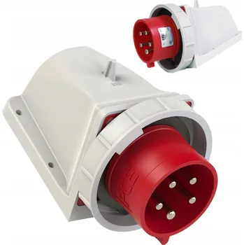 Elektrická zásuvka Úhlová zástrčka Pce 32 A 400 V