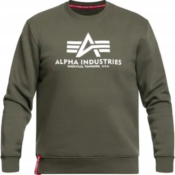 Pánská mikina Základní Pánská mikina Alpha Industries - tmavě olivový M