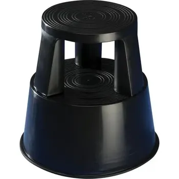 Stolička Stolička na kolečkách pro obchod, sklad, stupínek černá