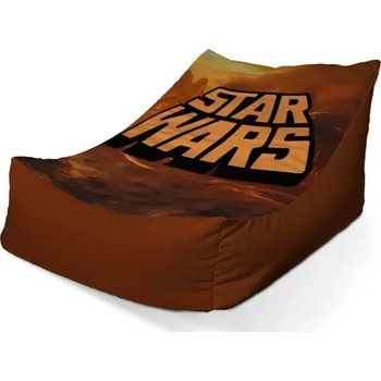 Sedací pytel Sablio Sedací vak Lounge Star Wars Lávová planeta - 80 x 95 x 50 cm