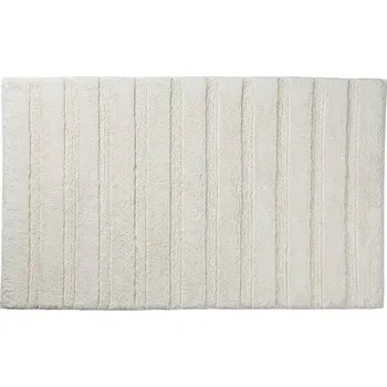 Koupelnová předložka KELA Koupelnová předložka Megan 65x55 cm bavlna šedobílá KL-23580