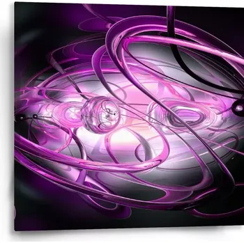 Obraz Sablio Obraz Fialová abstrakce - 50x50 cm