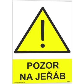 Traiva s.r.o. Pozor na jeřáb Verze: Samolepka 148 x 210 mm (A5) tl. 0.1 mm - Kód: 06923