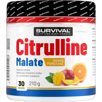 Aminokyselina Survival Citrulline Malate - 525 g, jahoda-citron Příchuť: jahoda-citron, Velikost: 210 g