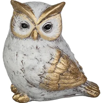 Vánoční dekorace Dekorace MagicHome Vánoce, Sova, 7x9x9.5 cm