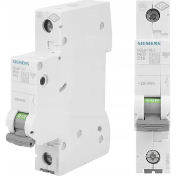 Jistič Jistič Siemens 230 V IP20 16 A