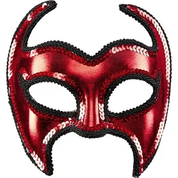Karnevalová maska Maska na oči (benátská) Widmann ďábel, vícebarevná