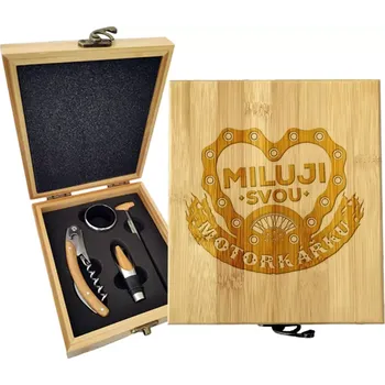Víno Sablio Dárková sada na víno Miluji svou motorkářku: 147×168×49 mm