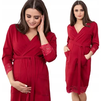 Dámské noční prádlo Formommy dámský župan ke kolenům bez kapuce velikost XL