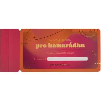 Party dekorace Dárkové kupony pro kamarádku